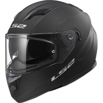 LS2 Casco de moto STREAM EVO MAT Negro, Negro, L