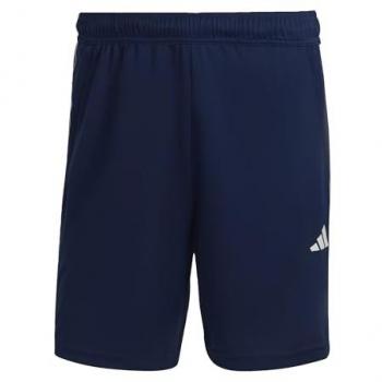 Pantalón Corto Adidas Train Essentials Piqué 3 Bandas Azul Marino Blanco - XS