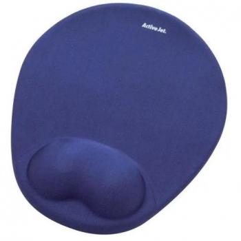 Alfombrilla de ratón de gel Activejet ACJ Azul con base antideslizante y reposamuñecas