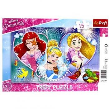 Puzzle Disney Princesas 15 Piezas Sonrientes Trefl