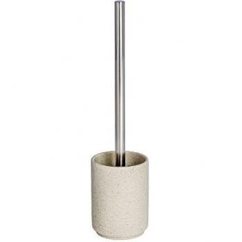Wenko Goa Neo Juego para El WC, Poliresina, Beige, 9x9x37 cm