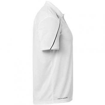uhlsport Stream 22 Polo Shirt, Hombre, White/Black, 164