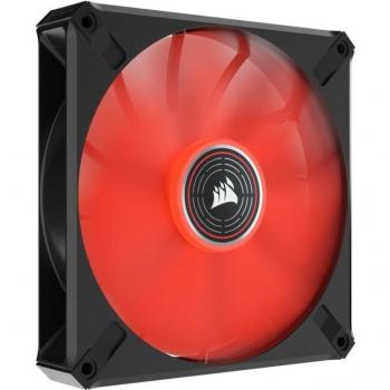 Corsair ML140 LED ELITE Premium Magnetic Levitation Fan 140mm Red LED Black