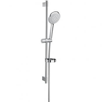 Roca Sensum - Kit de ducha. incluye ducha de mano de 130 mm de 4 funciones, barra de 800 mm, soporte regulable . Duchas y rociadores. Ref A5B1407C00
