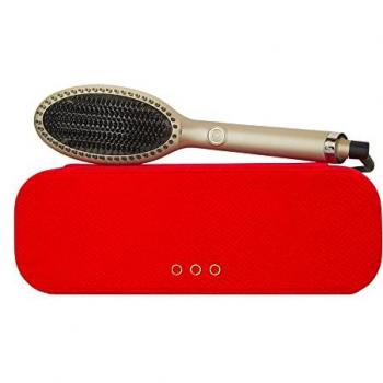 Ghd Glide Gran Luxe - Cepillo eléctrico alisador de pelo con tecnología iónica, edición 2022, color oro champagne