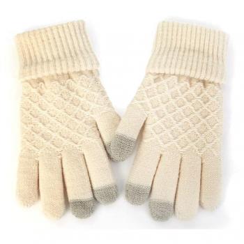 Torcia & Doyona - Guantes - para mujer beige Milk Ivory Tamaño libre