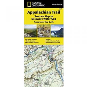 Appalachian Trail Hiking Atlas: Swatara Gap to Delaware Water Gap Map (1:63,360 Scale)