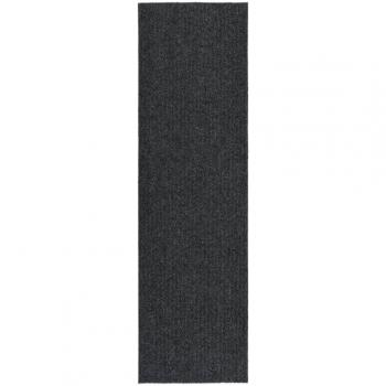 Alfombra de pasillo Day and Night - Atrapa suciedad 100x350 cm color gris antracita