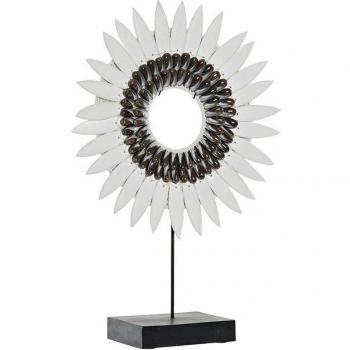 Figura Decorativa con Conchas de Hierro DKD Home Decor (40 x 12 x 56 cm)