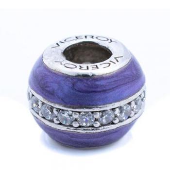 Abalorio Viceroy Mujer VMM0317-27 Plata de Ley, Diseño Moderno, 1cm, Plateado, Talla Única