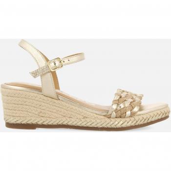 Gioseppo Sandalias de Piel Trenzadas Bicolor con Cuña de Yute para Mujer Sunol - Estilo Mediterráneo