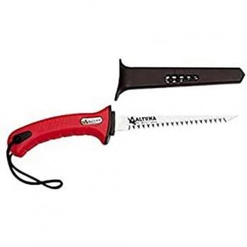 Serrucho de Poda de raíces y pladur 29612 - Dentado Japonés - Resistente y Muy Ligero - Sierra de Mano Fabricada en Acero y Aluminio Reforzado - Ideal para Uso Forestal - Incluye Funda - Altuna
