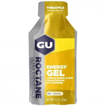 GU Energy Lot de 24 Gels Roctane Ananas Sans caféine
