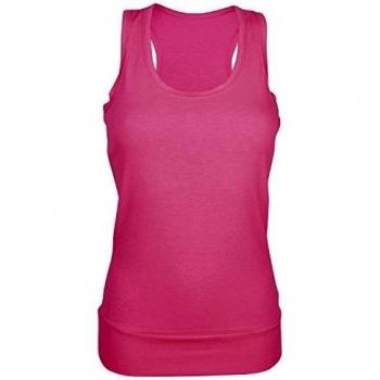G&X Topstyle - Camiseta sin mangas - para mujer Rosa Talla única
