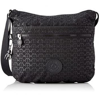 Bandolera Kipling Arto Mujer Ligera con Correa Extensible en Estampado Negro