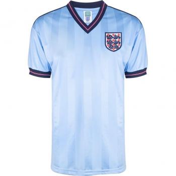Score Draw England 1986 World Cup Finals Third Shirt - Blue - Male - Size: Small Adults