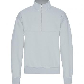 Colorful Standard Organic Cloudy Grey 1/4 Zip Sweatshirt
