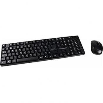 Set teclado + raton inalambrico q-connect 2.4g negro compatible windows 98 / nt/me / 2000 / xp / 7 /