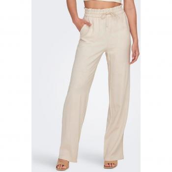 Only Pantalón Recto de Mujer con Cintura Elástica
