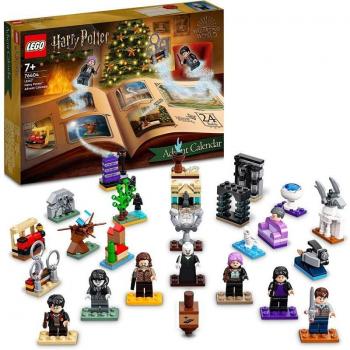 LEGO 76404 Harry Potter Calendario de Adviento 2022 con Juego de Mesa, 7 Mini Figuras y Escenas de Las Películas, Regalos y Juguetes de Navidad