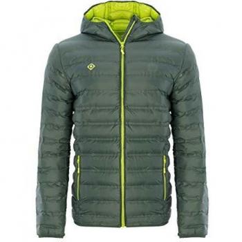 Izas Marbore Chaqueta De Pluma, Hombre, Verde Oscuro/Verde Claro, M