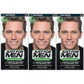 Men's Light Brown Hair Color Solution H-25 Original Formula