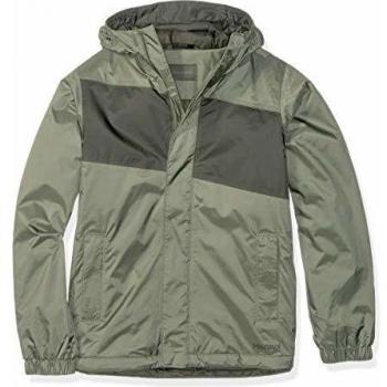 Marmot Boy's PreCip Eco Insulate Jkt Chaqueta, Niños, Crocodile/Rosin Green, Medium