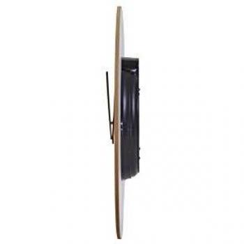 Reloj de Pared Alba Hormilena 30 cm Blanco y Madera Quartz
