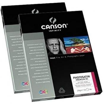 Canson Papel Fotográfico Infinity Photosatin Premium RC 270g A4 - 25 Hojas