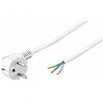 Cable de Alimentación CEE7 Tipo F a Bornes 3x0.75mm 1.5m Blanco