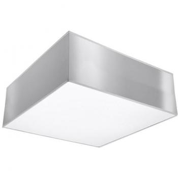 Plafón LED Horus Gris E27 1 Bombilla 11cm Interior Aplique de Techo