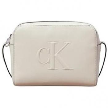 Calvin Klein Women's Sculpted Crossbody Bag in Birch Beige