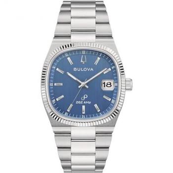 Reloj Bulova Precisionist Super Seville 96B440 Hombre Acero Azul 262 kHz Turquesa