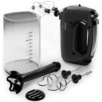 Batidora de Mano SMAPP 451.5 580W Negra con Tazón y Acero Inoxidable