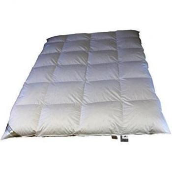 Sibiria 10 cm de alto y el puente de plumón de 155 x 220 cm de ropa de cama de invierno 4 x 6 siberiano 1A1A puro de pelusa wildgänse 100% de plumón de ganso