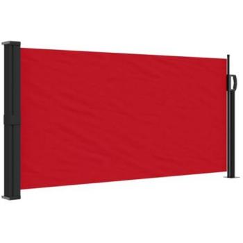 Toldo lateral retráctil 100x500 cm Color Negro, Crema, Azul y Rojo