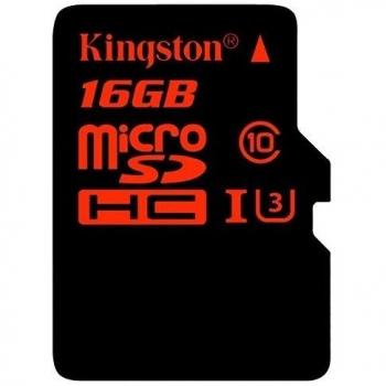 Kingston SDCA3/16GB - Tarjeta de memoria microSDHC/SDXC de 16 GB