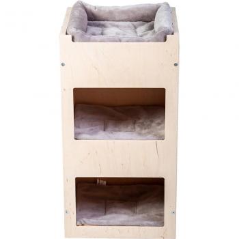 Rascador barril Natural Paradise Kahone S - Gris claro
