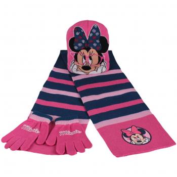 Conjunto bufanda gorro guantes Minnie Disney