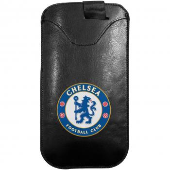 footballsouvenirs Large Phones - Funda calcetín con motivo Chelsea para Smartphone, negro