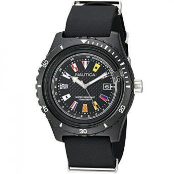 Nautica Reloj Analogico para Hombre de Cuarzo con Correa en Silicona NAPSRF001