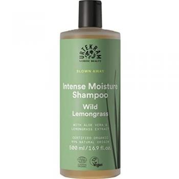 Urtekram Wild Lemongrass Intense Moisture Shampoo 500 ml - Eco Vegan Organic Hydrating Formula