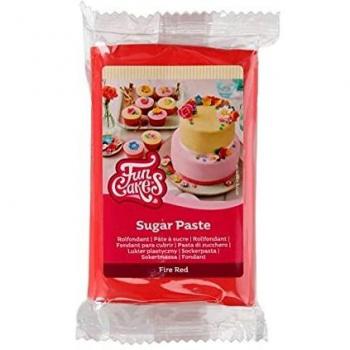 Fondant FunCakes - Rojo Fuego 250 g