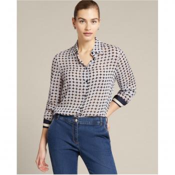 Camisa de mujer estampada de manga larga Elena Miró