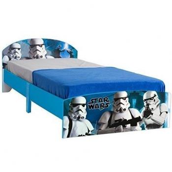 Worlds Apart Cama Individual, Madera, Azul, 65.00x96.00x192.00 cm