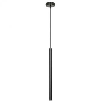 Lámpara de Suspensión Selter EPIKASA, Acero con recubrimiento de polvo, Negro, 8x120x8 cm