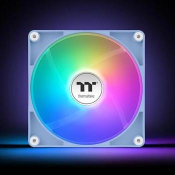 Ventilador PC Thermaltake CT120 ARGB Sincronización Azul Hidrangea 2 Unidades