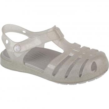 Crocs Isabella Silver Glitter Toddler Sandals