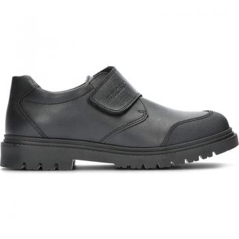 Pablosky - Zapatos de niño en piel con puntera reforzada y cierre adherente, modelo 728410, color negro