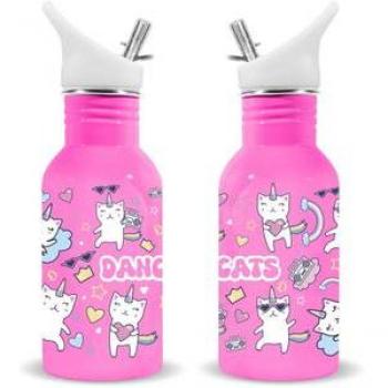 Cantimplora de acero inoxidable Gatos Bailarines 500ml
